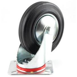 Swivel Castor Metal RIM 160 mm