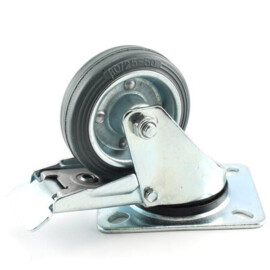 rubber wheel, 80mm 60kg