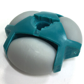 Multi-directional wheel with 3 rollers, 48 mm