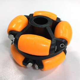 Multi-directional wheel with 8 rollers, 70 mm