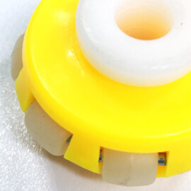 Multi-directional wheel with 8 rollers, 40 mm