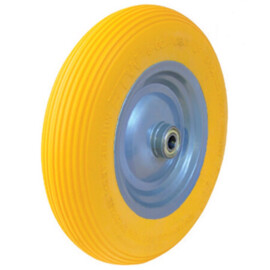 PU wheel 4.00-8 / 400 mm metal rim roller ball bearing line