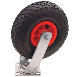 swivel air wheel 3.00-4 / 260 mm plastic RIM